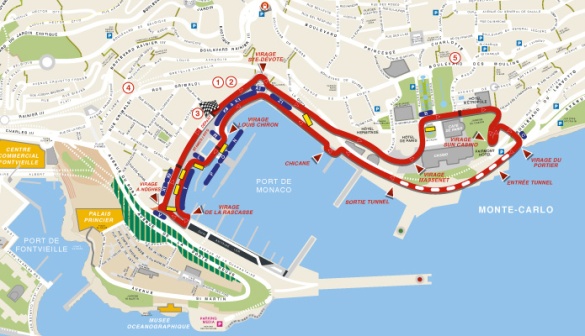 Monaco Grand Prix layout (map: acm.mc)
